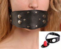 BDSM кляп со съемной вставкой от sex shop Hustler