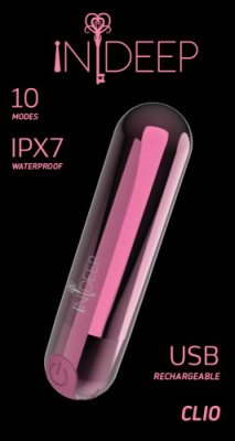 Вибропуля перезаряжаемая Clio от sex shop Hustler