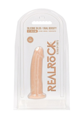 Маленький фаллос без мошонки Real Rock Silicone Dildo, 6 дюймов от sex shop Hustler