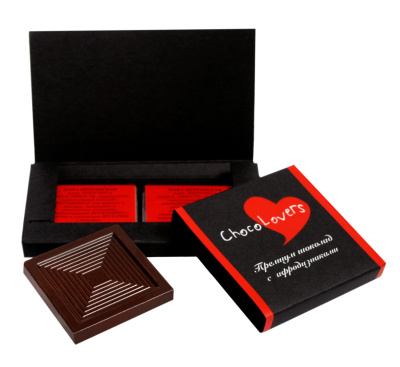 Шоколад с афродизиаками ChocoLovers от sex shop Hustler