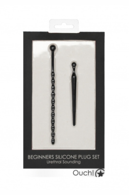 Уретральные стимуляторы Beginners Silicone Plug Set (2 шт) от sex shop Hustler