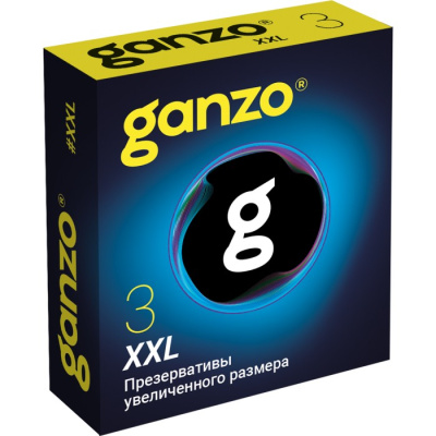Увеличенные презервативы GANZO XXL от sex shop Hustler