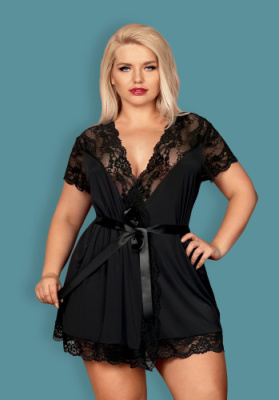 Домашний пеньюар с кружевом 810-PEI от sex shop Hustler