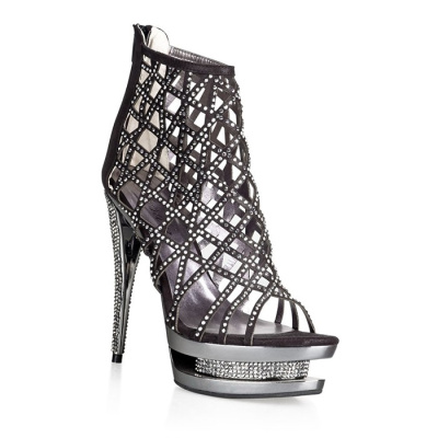 Стрипы – шикарные полусапожки босоножки GLARE от sex shop Hustler