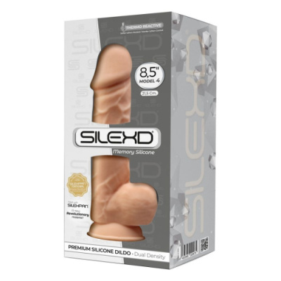 Фаллоимитатор с мошонкой из инновационного силикона SileXD, 8,5 дюймов от sex shop Hustler