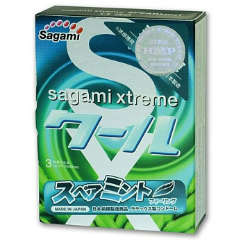 Презервативы Sagami mint с ароматом ментола от sex shop Hustler