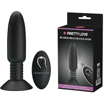 Анальный вибратор Pretty love с пультом от sex shop Hustler