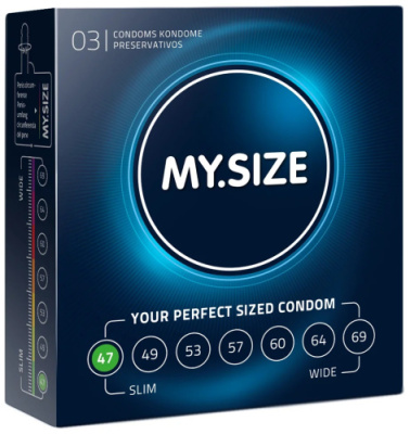 Презервативы MY.SIZE - 47 от sex shop Hustler