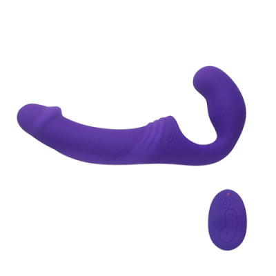 Женский страпон без ремней Double Rider (с вибрацией и пультом ДУ) Hustler.kz Женский страпон без ремней Double Rider (с вибрацией и пультом ДУ) от sex shop Hustler