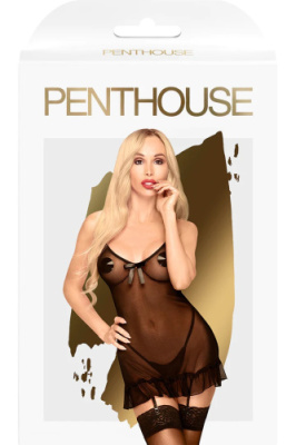 Прозрачное мини платье с подтяжками и трусиками Guilty icon от sex shop Hustler