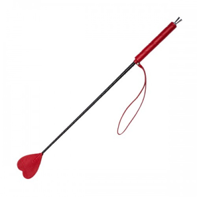 Стек черно-красный (с сердцем) от sex shop Hustler