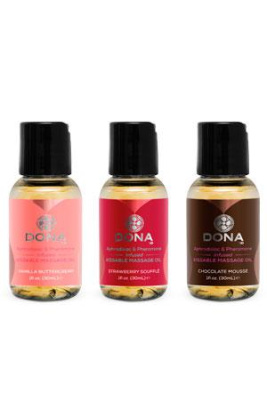 Массажные масла - набор DONA by JO, 3х30мл от sex shop Hustler