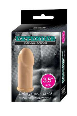 Латексная насадка-презерватив на пенис 3,5 дюйма от sex shop Hustler