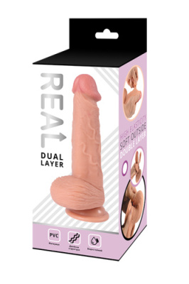 Искуственный фаллос REAL Dual Layer от sex shop Hustler