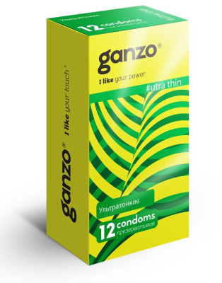 Презервативы Ganzo Ultra thin от sex shop Hustler