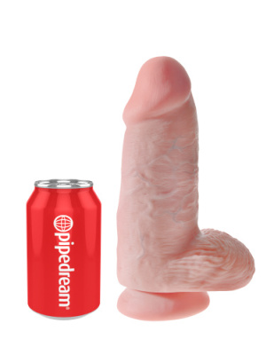 Толстый фаллоимитатор King Cock Chubby (диаметр 7,6 см) от sex shop Hustler фото-1