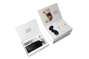 Pulse Box - бесконтактный стимулятор клитора Svakom, смазка, очиститель, маска, лента от sex shop Hustler