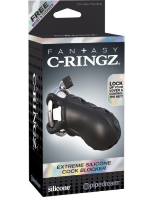 Мужской пояс верности Extreme Silicone Cock Blocker Hustler.kz Мужской пояс верности Extreme Silicone Cock Blocker от sex shop Hustler