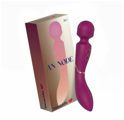 Двойной вибромассажер с широкой головкой - AN Node (2 мотора, 10 режимов) от sex shop Hustler