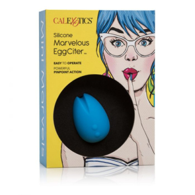 Маленький вибратор яйцо Marvelous Eggciter (10 режимов), коллекция Mini Marvels от sex shop Hustler фото-4