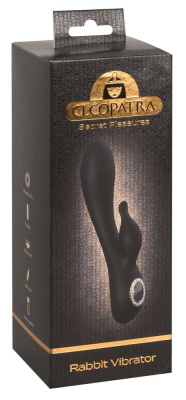 Роскошный двойной вибратор Cleopatra (перезаряжаемый, 10 режимов) от sex shop Hustler