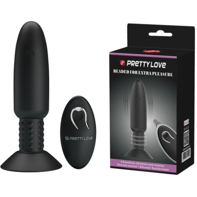 Анальный вибратор Pretty love с пультом от sex shop Hustler
