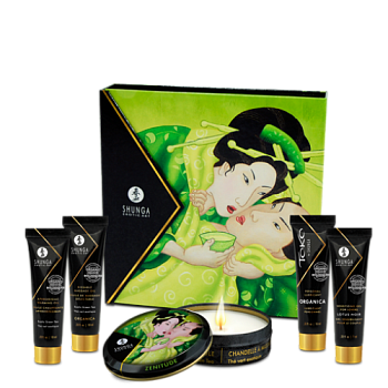 Набор Shunga Geisha’s Secret ОРГАНИКА Экзотический зеленый чай (5 предметов) от sex shop Hustler