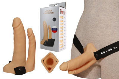 Фаллопротез мужской № 8 (для двойного проникновения) от sex shop Hustler