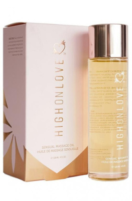 Расслабляющее массажное масло High On Love мартини и личи от sex shop Hustler