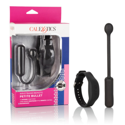 Вибратор пуля с управлением с браслета Wristband Remote Petite Bullet (12 режимов) от sex shop Hustler