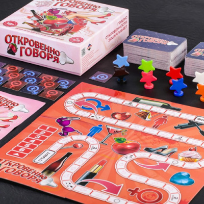 Настольная игра для компании взрослых – Откровенно говоря от sex shop Hustler