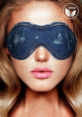 Джинсовая БДСМ маска, Denim Eye Mask от sex shop Hustler