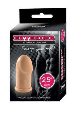 Насадка-презерватив латексная 2,5 дюйма от sex shop Hustler