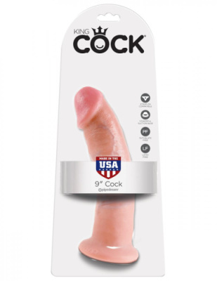 Дилдо на присоске King Cock 9 дюймов от sex shop Hustler