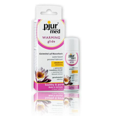 Стимулирующий лубрикант с экстрактом лотоса pjur®MED Warming glide 30 ml от sex shop Hustler