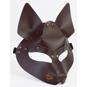Маска из кожи объемная Wolf от sex shop Hustler