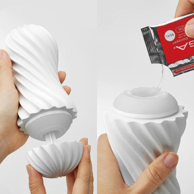 Tenga Flex Fizzy - мужская игрушка мастурбатор от sex shop Hustler фото-3