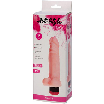 Вибратор реалистичный ART-Style №15 от sex shop Hustler