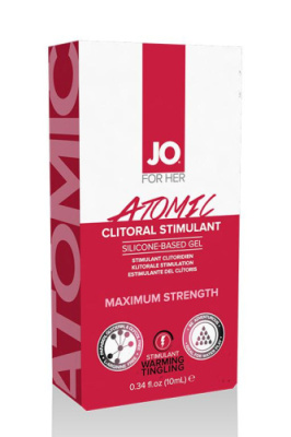 Возбуждающий гель для клитора мощного действия JO Clitoral Atomic от sex shop Hustler