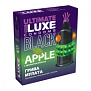 4708lux_Презерватив черный с рельефом Luxe ULTIMATE Грива мулата (яблоко)