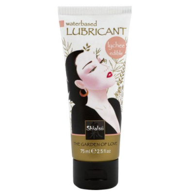 Личи съедобный лубрикант Shiatsu, 75 мл от sex shop Hustler