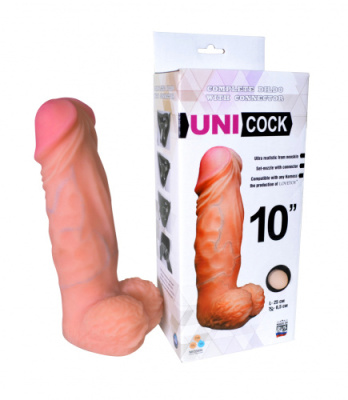 Насадка для страпона UNICOCK 10 дюймов от sex shop Hustler