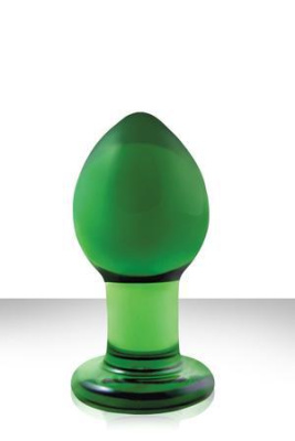 Стеклянная анальная пробка Cryst’al plug (средняя) от sex shop Hustler