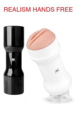 Мастурбатор Spider Realism вагина hands free черный от sex shop Hustler