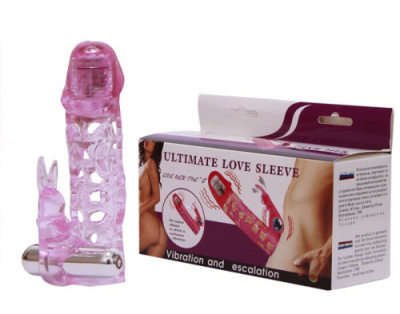 Насадка на пенис Ultimate Love Sleeve (с двумя вибраторами) от sex shop Hustler