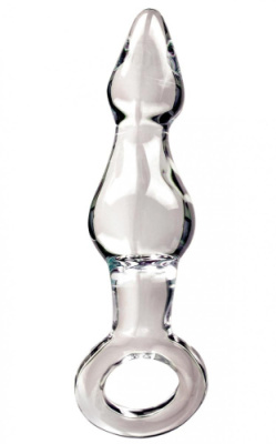 Анальная игрушка стимулятор Icicles № 13 из стекла от sex shop Hustler