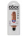 Небольшой реалистичный вибратор 5 дюймов King Cock Vibrating Stiffy от sex shop Hustler фото-1