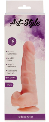 Фаллос на присоске ART-Style №32 от sex shop Hustler