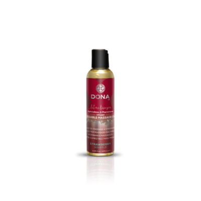 Массажное масло (вкусовое) DONA Kissable Massage Oil Strawberry Souffle, 125 мл Hustler.kz Массажное масло (вкусовое) DONA Kissable Massage Oil Strawberry Souffle, 125 мл от sex shop Hustler