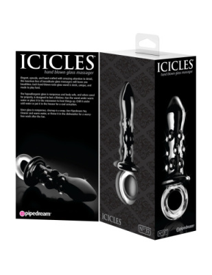 Анальная пробка Icicles №37 (из стекла) от sex shop Hustler